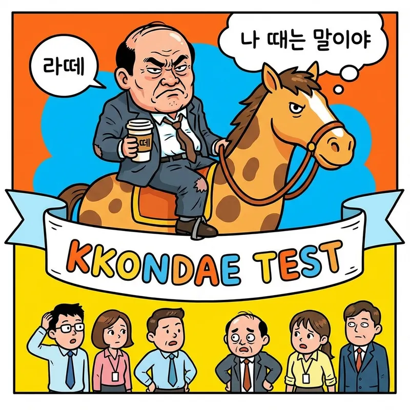 꼰대 성향 테스트